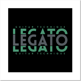 Legato Guitar Technique Posters and Art